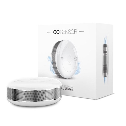 Sensor de monóxido de carbono fibaro z-wave fgcd-001 interno z-wave color blanco