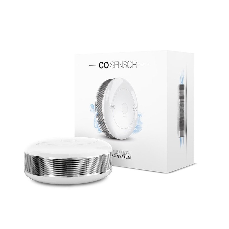 Sensor de monóxido de carbono fibaro z-wave fgcd-001 interno z-wave color blanco