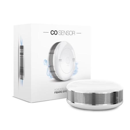 Sensor de monóxido de carbono fibaro z-wave fgcd-001 interno z-wave color blanco