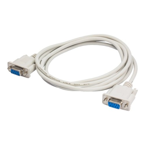 Cable akyga ak-co-04 (rs-232 f - rs-232 f, 2 m, white color)
