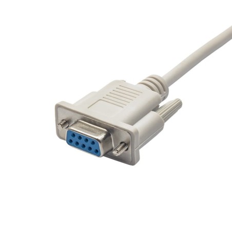 Cable akyga ak-co-04 (rs-232 f - rs-232 f, 2 m, white color)