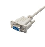 Cable akyga ak-co-04 (rs-232 f - rs-232 f, 2 m, white color)