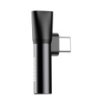 Baseus l41 adapter 3in1 type-c to jack 3.5mm + usb-c l41 black catl41-01