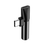 Baseus l41 adapter 3in1 type-c to jack 3.5mm + usb-c l41 black catl41-01