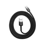 Cable carga rápida usb tipo c 1m 3a gris y  baseus