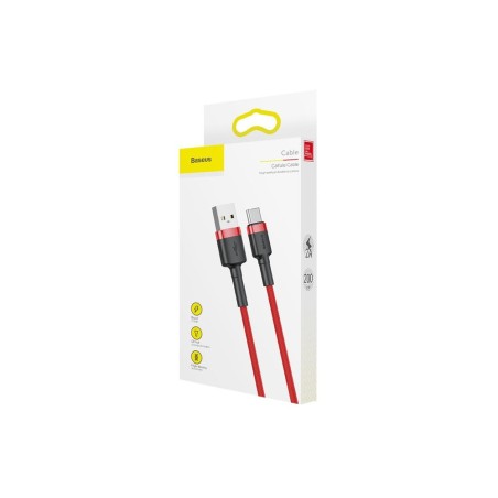 Baseus cafule usb cable 2 m usb 2.0 usb a usb c red