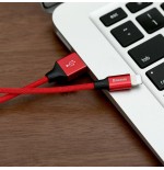 Cable baseus yiven lightning 180 cm 2a - rojo