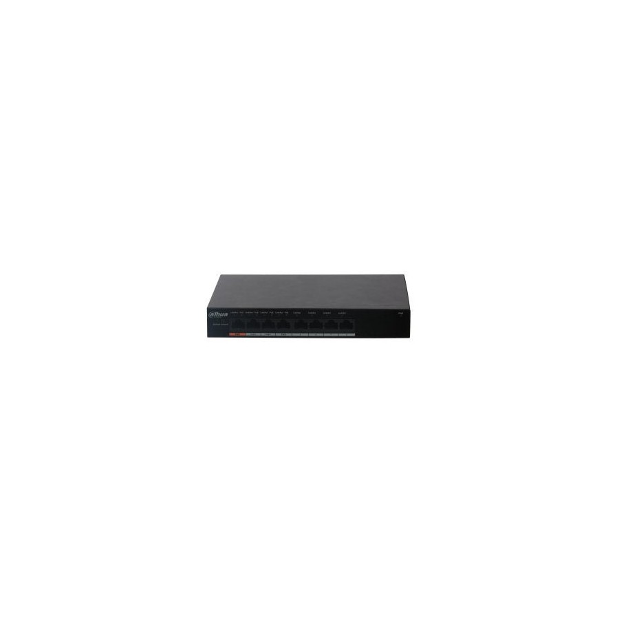 Dahua pfs3008-8et-60 switch poe 2.0 8 puertos 10/100 60w layer2