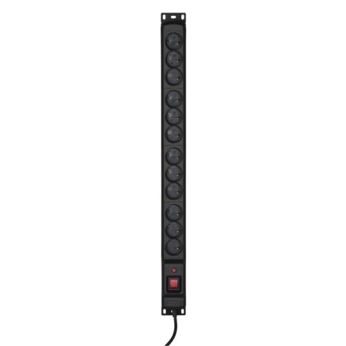 Protector de sobretensión activejet combo 12 salidas 5m 16 a 3680w negro
