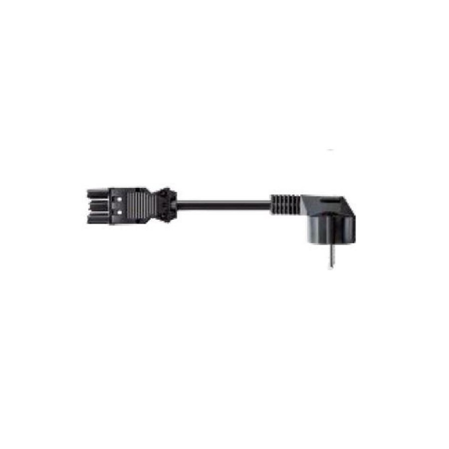 Bachmann 375.075 cable de alimentacion negro 2 m