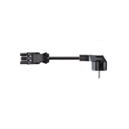 Bachmann 375.075 cable de alimentacion negro 2 m