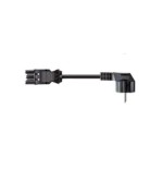 Bachmann 375.075 cable de alimentacion negro 2 m