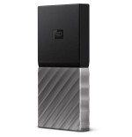 Disco externo ssd western digital 2tb my passport, usb tipo c, 3.0 (3.1 gen 1), 540 mb/s, negro, plata
