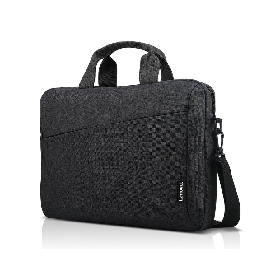 Maletin lenovo casual toploader t210 black 15.6 compartimento principal acolchado, bolsillo frontal, tira trasera para troley