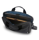 Maletin lenovo casual toploader t210 black 15.6 compartimento principal acolchado, bolsillo frontal, tira trasera para troley