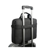 Maletin lenovo casual toploader t210 black 15.6 compartimento principal acolchado, bolsillo frontal, tira trasera para troley