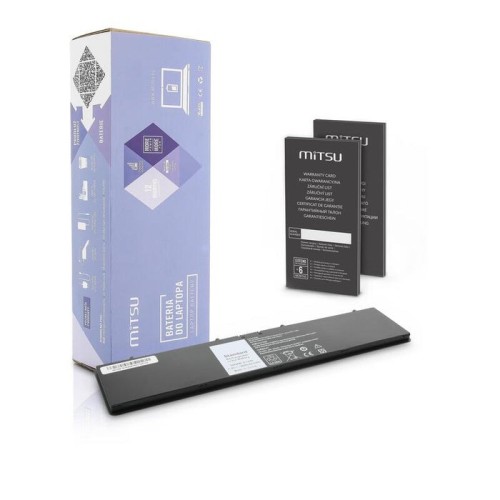 Battery for laptop mitsu bc/de-e7440 (44 wh, for dell laptops)