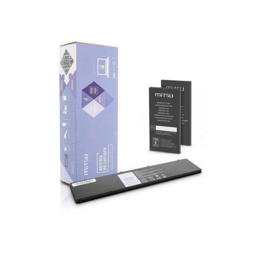 Battery for laptop mitsu bc/de-e7440 (44 wh, for dell laptops)
