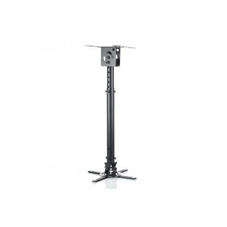 Art p-107b soporte montaje de techo para proyector (color negro)