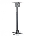 Art p-107b soporte montaje de techo para proyector (color negro)