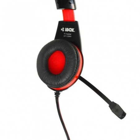 Auriculares con micrófono ibox shpi1528mv (color rojo)