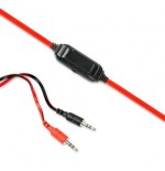 Auriculares con micrófono ibox shpi1528mv (color rojo)