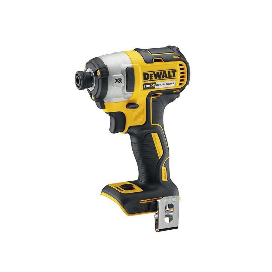 Dewalt atornillador de impacto 1/4 3 velocidad 18v xr litio  dcf887n-xj solo cuerpo