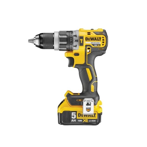 Dewalt taladro percutor sin escobillas xr 18v 13mm 2 baterias 70nm li-ion 5 100w 220v dcd796p2