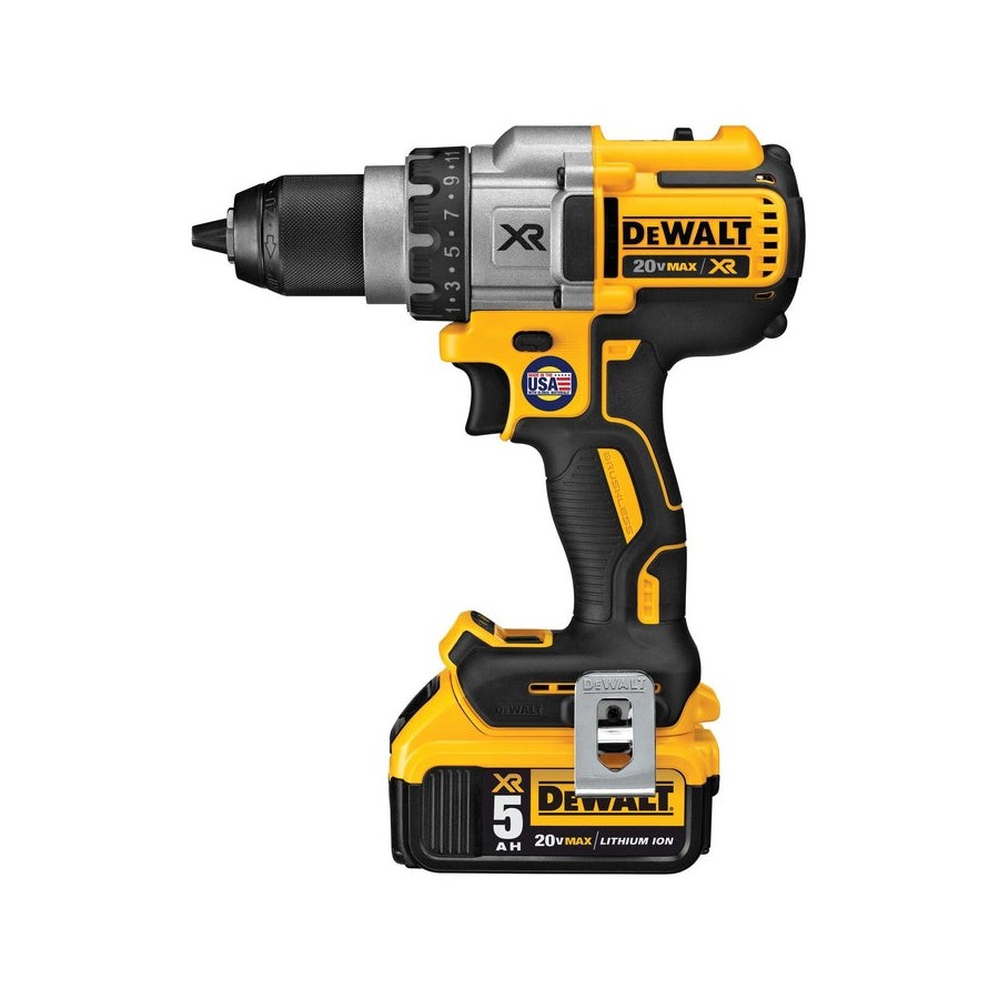 Dewalt taladro / atornillador li-ion baterias + cargador 18v 5ah dcd991p2-qw