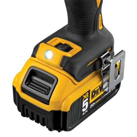 Dewalt taladro / atornillador li-ion baterias + cargador 18v 5ah dcd991p2-qw