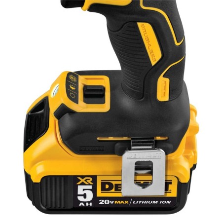 Dewalt taladro / atornillador li-ion baterias + cargador 18v 5ah dcd991p2-qw