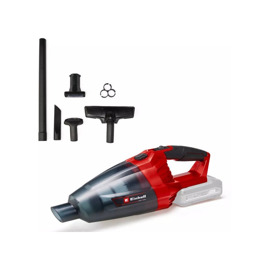 Aspirador de mano einhell te-vc 18 li  negro, rojo
