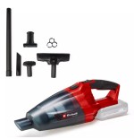 Aspirador de mano einhell te-vc 18 li  negro, rojo