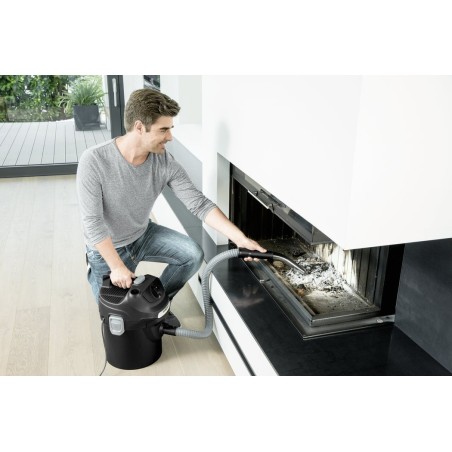 Aspirador industrial de ceniza karcher ad 2 600 aw 14 l negro