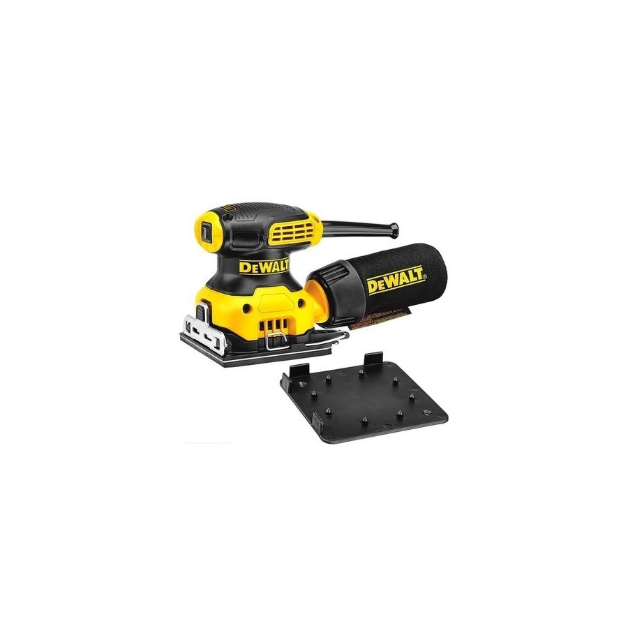 Dewalt lijadora orbital 230w 1/4 hoja 14.000opm dwe6411-qs