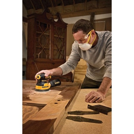 Dewalt lijadora rotorbital 280w 125mm 12.000opm dwe6423-qs