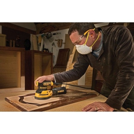 Dewalt lijadora rotorbital 280w 125mm 12.000opm dwe6423-qs