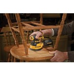 Dewalt lijadora rotorbital 280w 125mm 12.000opm dwe6423-qs