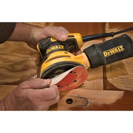 Dewalt lijadora rotorbital 280w 125mm 12.000opm dwe6423-qs