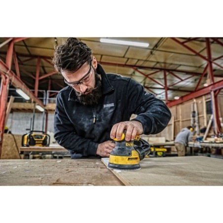 Dewalt lijadora rotorbital 280w 125mm 12.000opm dwe6423-qs
