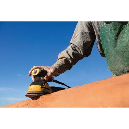 Dewalt lijadora rotorbital 280w 125mm 12.000opm dwe6423-qs