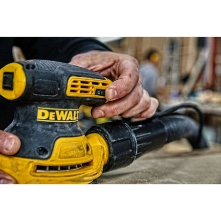 Dewalt lijadora rotorbital 280w 125mm 12.000opm dwe6423-qs