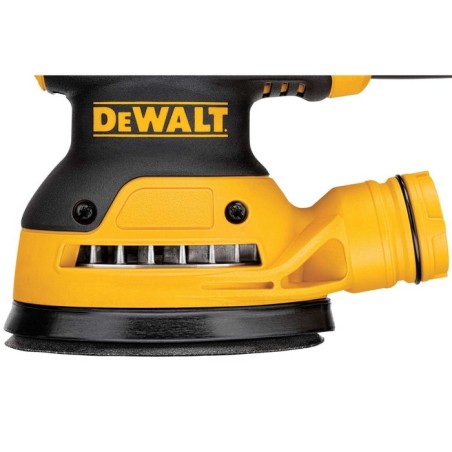 Dewalt lijadora rotorbital 280w 125mm 12.000opm dwe6423-qs