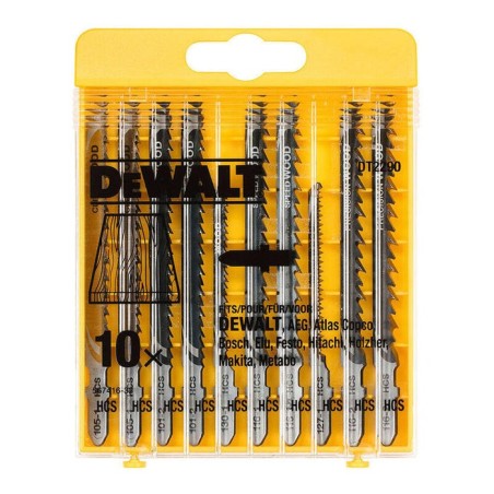 Set 10 hojas sierra calar madera dt2290-qz dewalt