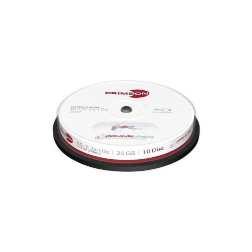 Primeon bd-r 25gb 2-10x, ultra speed, bobina (10 discos)