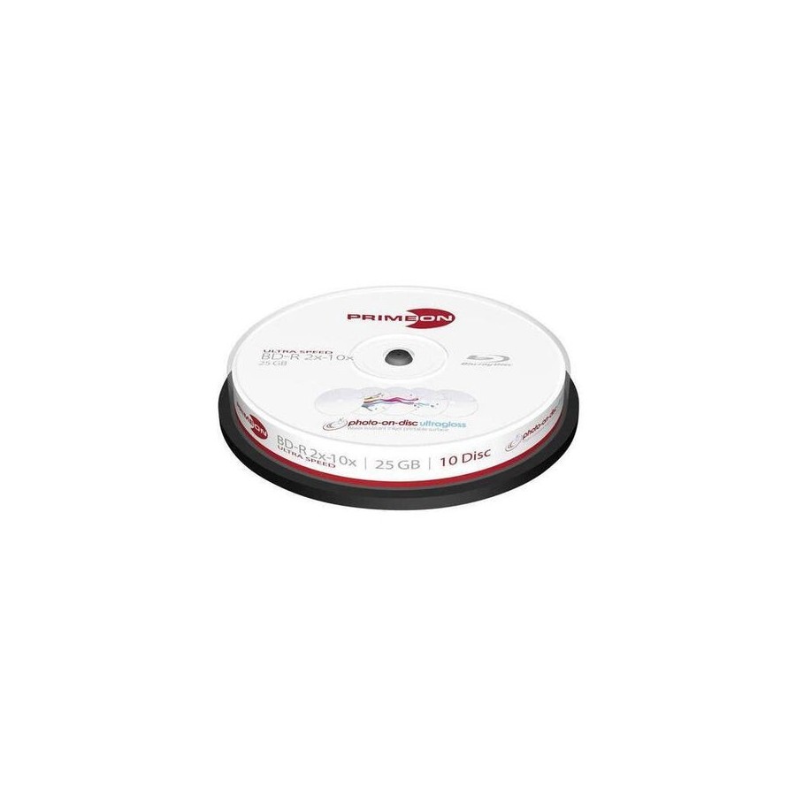 Primeon bd-r 25gb 2-10x, ultra speed, bobina (10 discos)