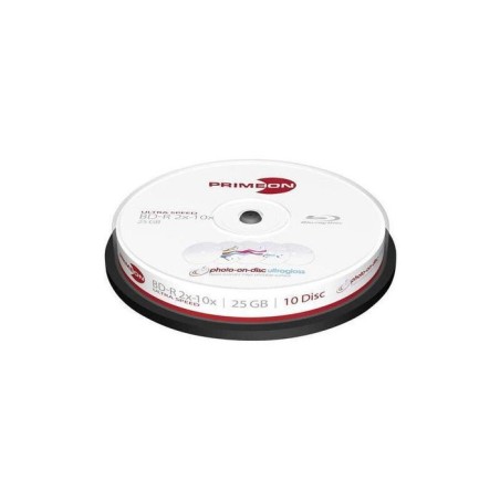 Primeon bd-r 25gb 2-10x, ultra speed, bobina (10 discos)