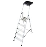 Krause escalera de tijera bandeja l 5 peldaños 126535