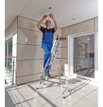 Krause escalera de tijera bandeja l 5 peldaños 126535