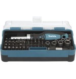 Juego de carraca y puntas makita , 47 piezas, llave de tubo b-36170